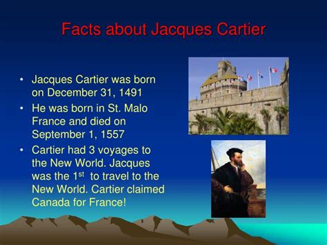 jacques cartier fun facts.